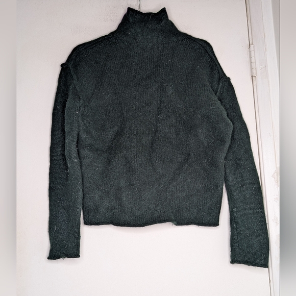 Zadig & Voltaire green merino wool sweater Je m'en fous 🇫🇷 - Picture 3 of 5